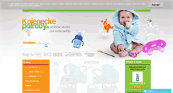 Desktop Screenshot of kojenecke-potreby.sk
